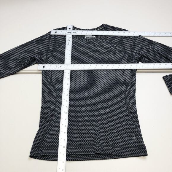 Smartwool Merino Wool 250 Base Layer Crew Shirt Women’s Medium Gray Long Sleeve - Picture 3 of 11